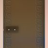 Дверь для сауны "Хамам" Бронза матовая 134 алюм